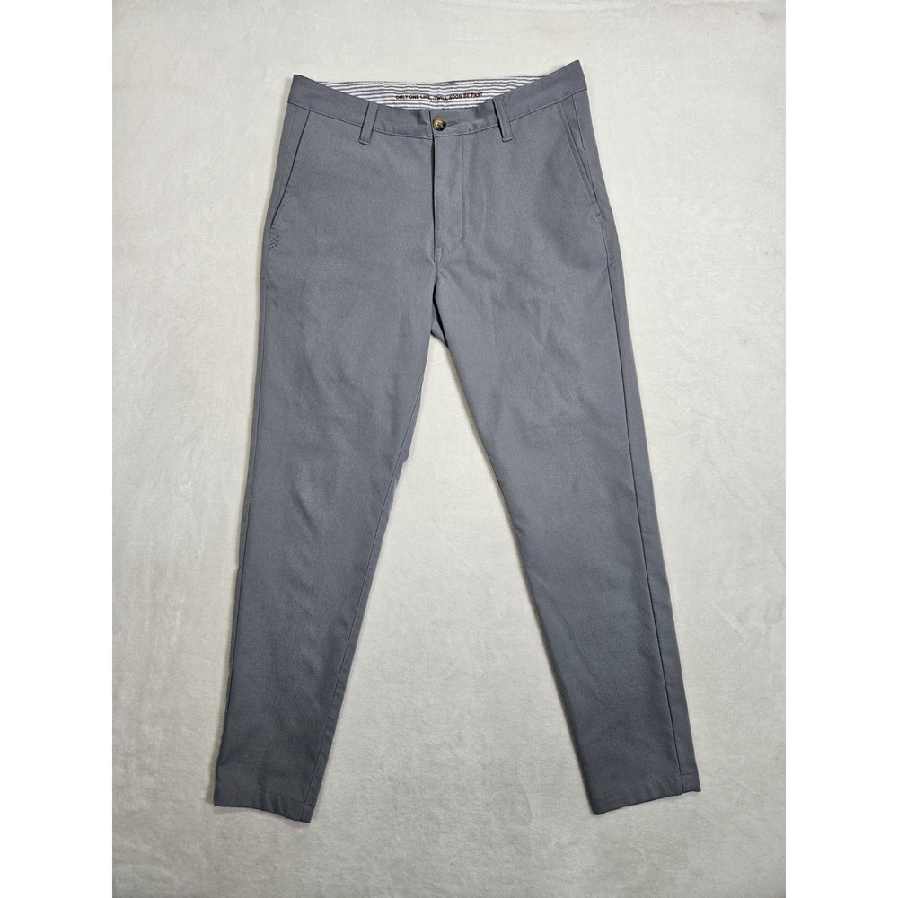 Rhone Pants Men's 31x28 Gray Commuter Performance Chino Tech Stretch Travel